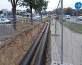 Przebudowa sieci rozdzielczej DN 350-500 w Lubinie