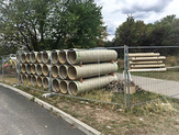 Dostawa rur GRP i studni do budowy trasy tramwajowej w Bydgoszczy